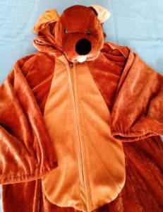 Kids Costumes to Hire - Puppy - Brown Onesie  - 2 Years